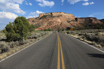 The west entrance of Colorado National Monument, in Mesa County, near Grand Junction, Colorado.