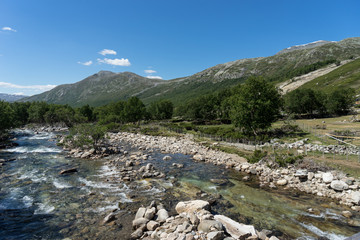 Landschaft im Skanmsdalsvegen  im Dovrefjell