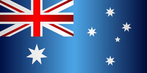 Grunge flag of Australia - Illustration,  Abstract Australia flag