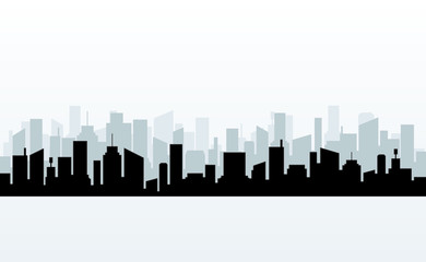 Fototapeta na wymiar skyline city modern vector illustration