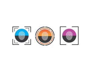 fingerprint illustration vector template