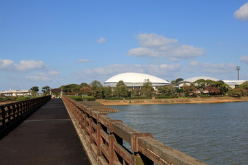 Obraz premium 駕与丁公園とかすやドーム