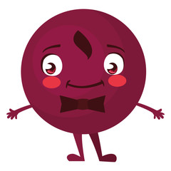 happy gentleman emoticon with bowtie