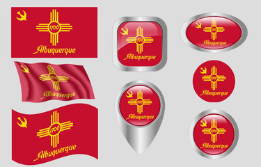 Flag of Albuquerque, New Mexico