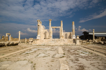 Hierapolis Ancient City in Denizli Turkey