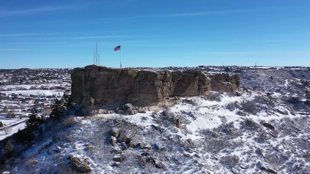 Flyover of Rock Park in Castle Rock, Colorado