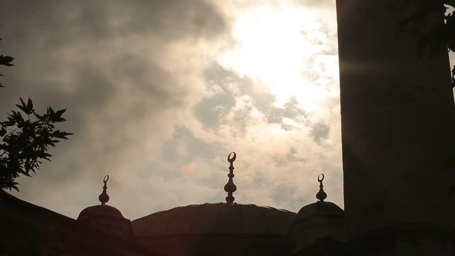 Istanbul Ottoman Mesih Ali Pasa Mosque Dome Timelapse