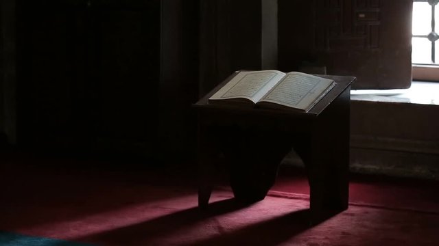 Istanbul Ottoman Mesih Ali Pasa Mosque Interior Holy Quran Timelapse