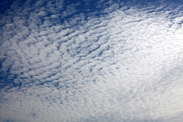 Blue sky with beautiful clouds