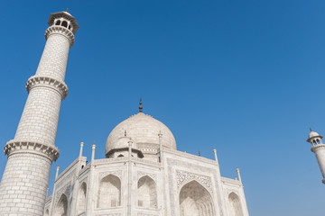 (Public place) Taj Mahal : UNESCO World Heritage at Agra, India