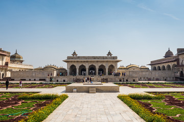 Fototapeta na wymiar Agra fort (Public place) : at Agra, Uttra Pradesh, India