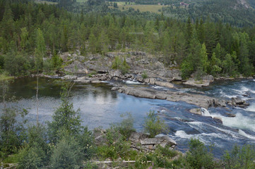 Norway Norwegian River Forest Nature Outdoor Travel