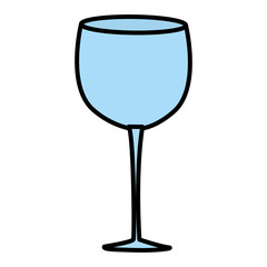 wine cup isolated icon