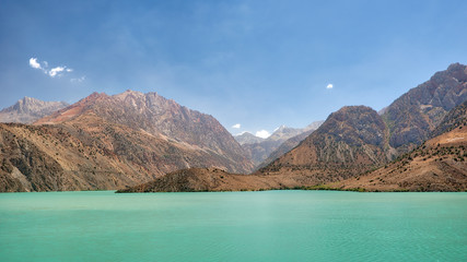 Iskanderkul in the Fann Mountains, taken in Tajikistan in August 2018 taken in hdr
