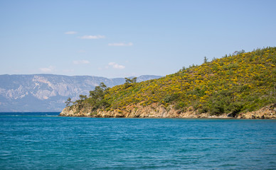 Fototapeta premium Nature and Sea view in Datça Turkey