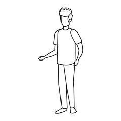 young man avatar character