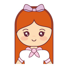 cute and little girl character