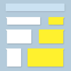 Kakaotalk messenger Korean application for users vector. Internet technology for people to speak