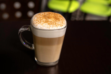 Un delicioso cafe capuchino