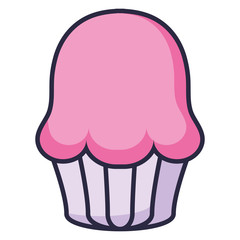 sweet cupcake bakery icon
