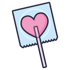 heart love sweet candy