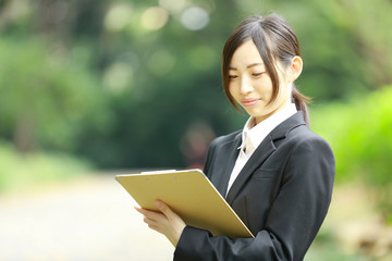 Fototapeta premium 女性社員イメージ