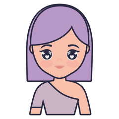 cute and little girl character