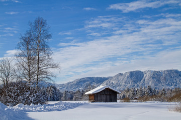 Winter im Isarwinkel