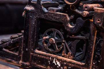 old rusty wheels