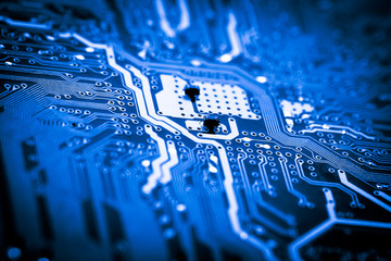 Abstract,close up of Mainboard Electronic computer background. (logic board,cpu motherboard,Main...