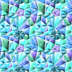 Crystals pattern 