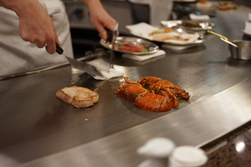 鉄板焼きレストラン