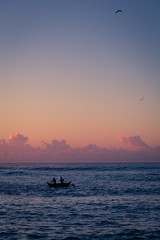 Sunrise on Mirissa Beach, Sri Lanka.