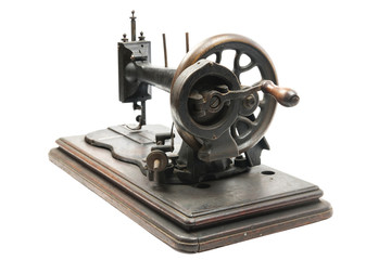 Classic vintage style manual sewing machine