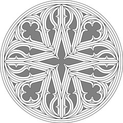 Geometric Tracery Panel 126