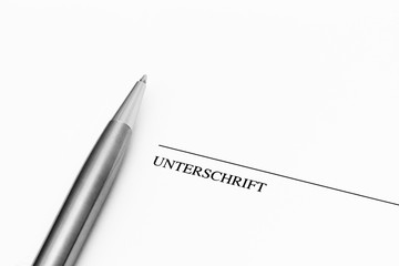 Unterschriftsreif