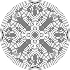 Geometric Tracery Panel 121