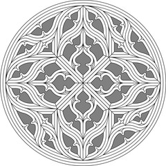 Geometric Tracery Panel 119