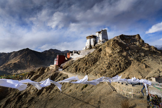 Namgyal Tsemo Gompa monastery in Leh ladakh, India