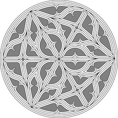 Geometric Tracery Panel 33