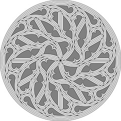 Geometric Tracery Panel 23