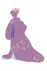 着物シルエット