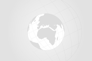 Global network connection with business concept and world map line, vector illustrator