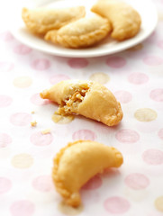 Delicious Chinese cuisine, fried dumplings