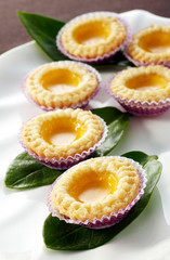 Delicious dessert, Portuguese egg tart