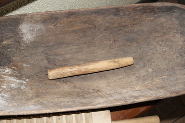 Old wooden utensils