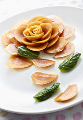 Delicious Chinese cuisine, sweet and sour radish