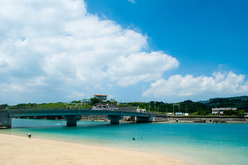 奥武島の美しい海