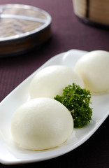 Delicious Chinese cuisine, milky buns