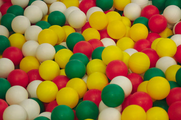 Fototapeta na wymiar a lot of colored balls